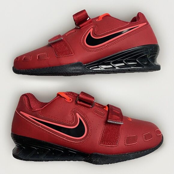 Size 8.5 - Nike Romaleos 2 Red Black - Picture 2 of 9